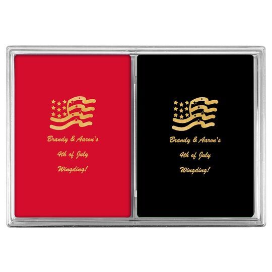 American Flag Double Deck Playing Cards